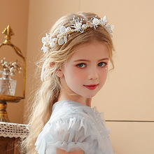 时尚精美高质量珍珠花朵发箍超仙甜美优雅淑女风发带公主头发饰