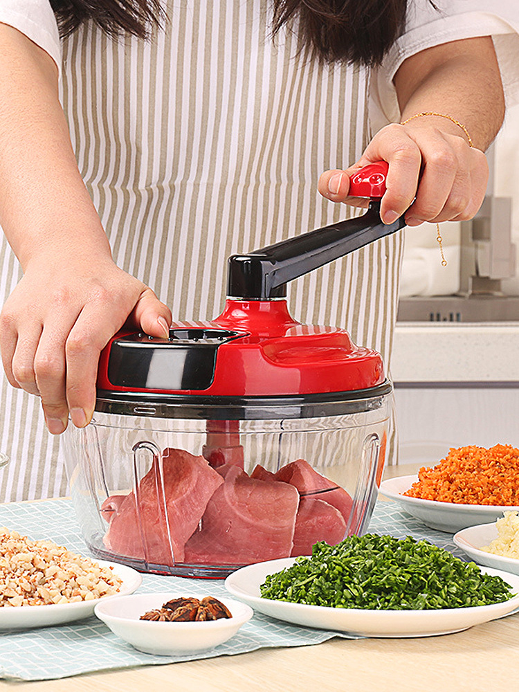 粉碎肉丸加厚家庭饺馅碎菜机家用手动绞肉机洋葱灌肠迷你厨房商用