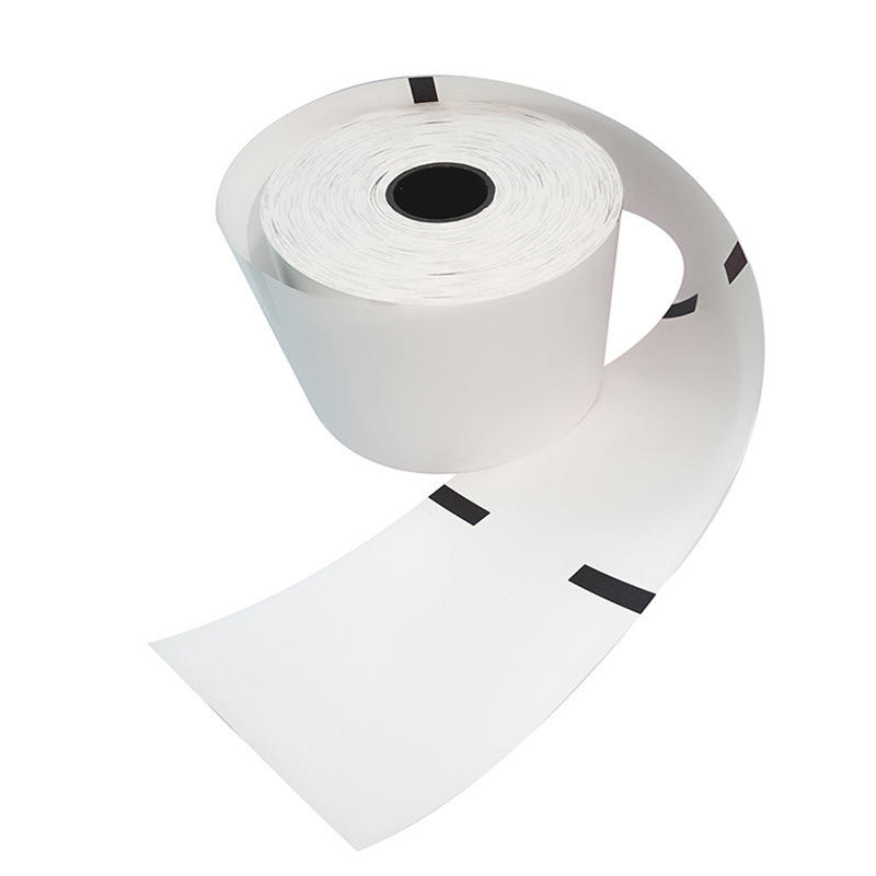 厂家供应热敏收银纸80*80怡化白纸黑标凭条纸