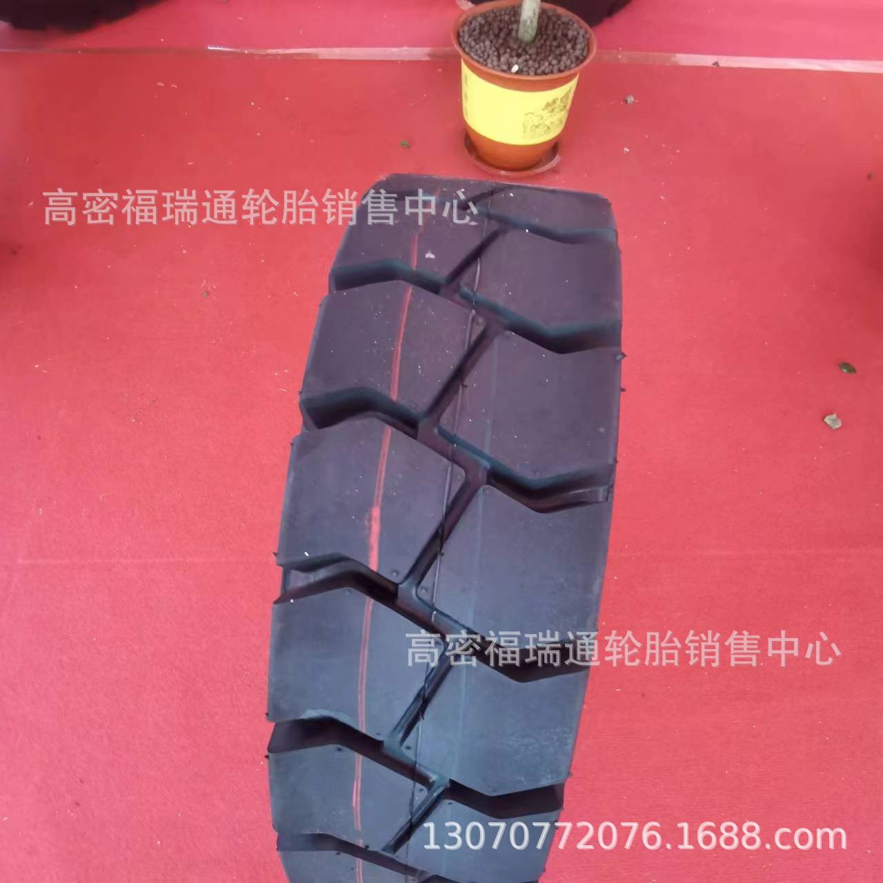 5吨工业叉车斜交充气轮胎6.