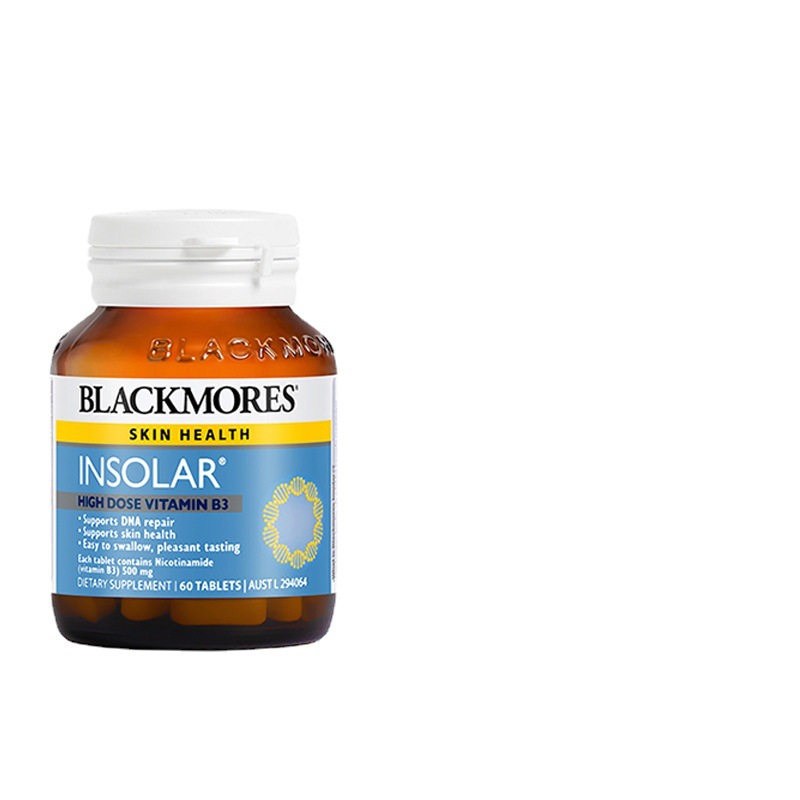 澳洲blackmores烟酰胺焕白精华维生素b3片口服烟酰胺60片