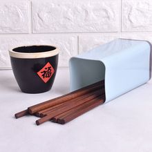 筷子筒饭店用筷子桶家用塑料餐厅酒店放筷子盒沥水竹签筒logo代发