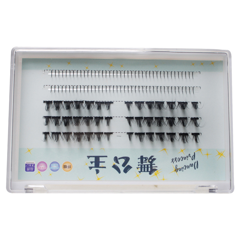 009 Segment +5 Rows of Lower Eyelashes Grafting Eyelashes Natural Style