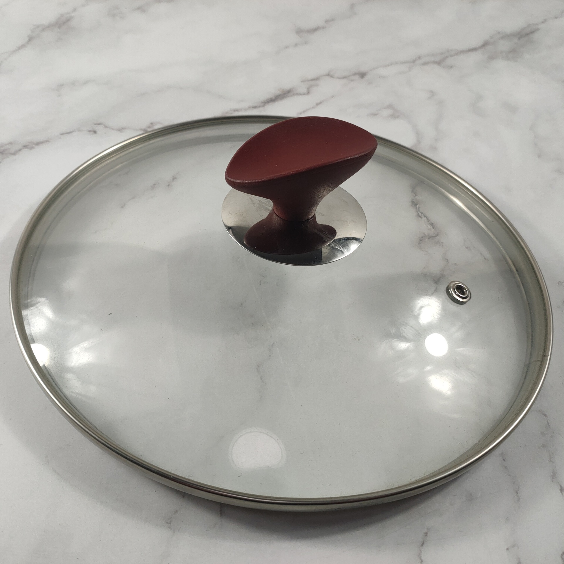 跨境专属防烫顶珠锅盖帽锅盖把手不粘锅锅盖不锈钢炒锅配现货锅钮