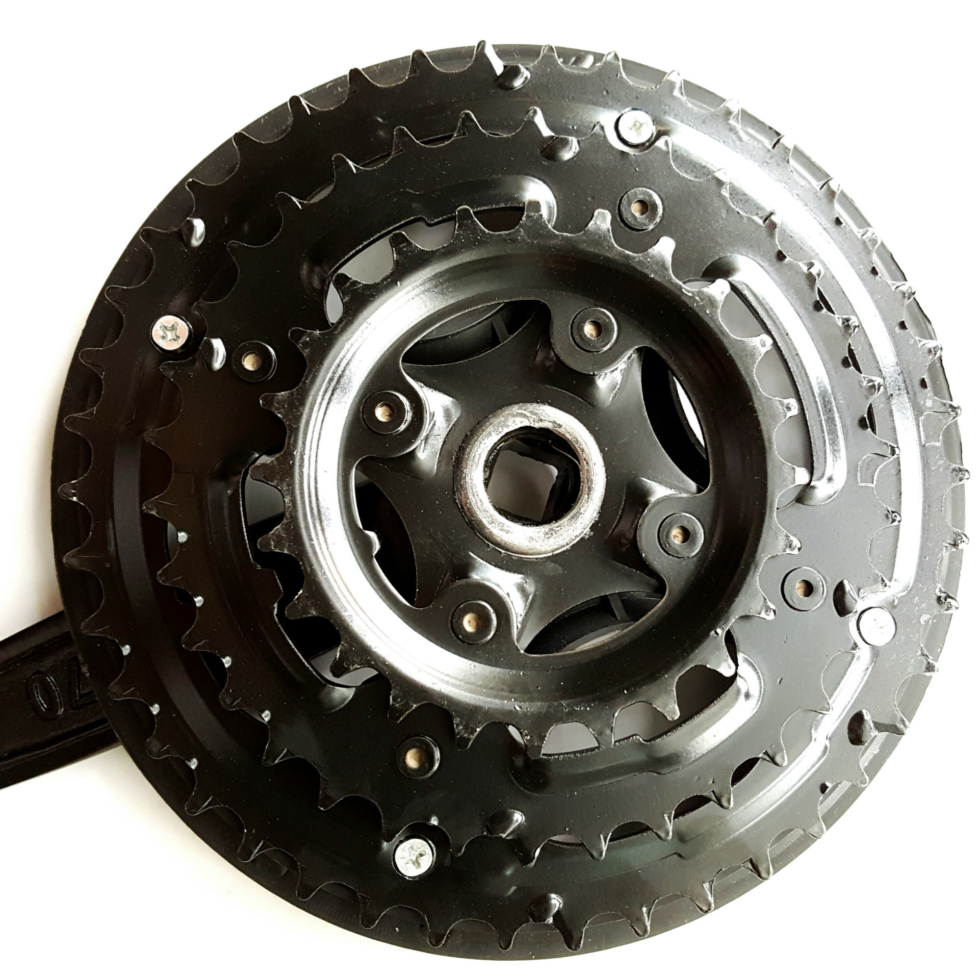 燕军山地车牙盘 大齿盘 加宽曲柄自行车配件轮盘3片21速批发