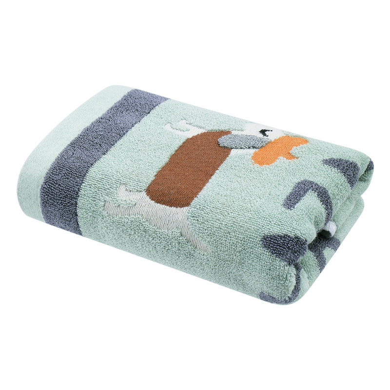 情侣纯棉正方形擦手巾吸水不掉毛 成人婴儿家用洗脸巾毛巾小方巾j