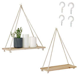 吊架置物架挂在墙上的北欧风墙板梯形上墙挂墙实木放东西木质层板