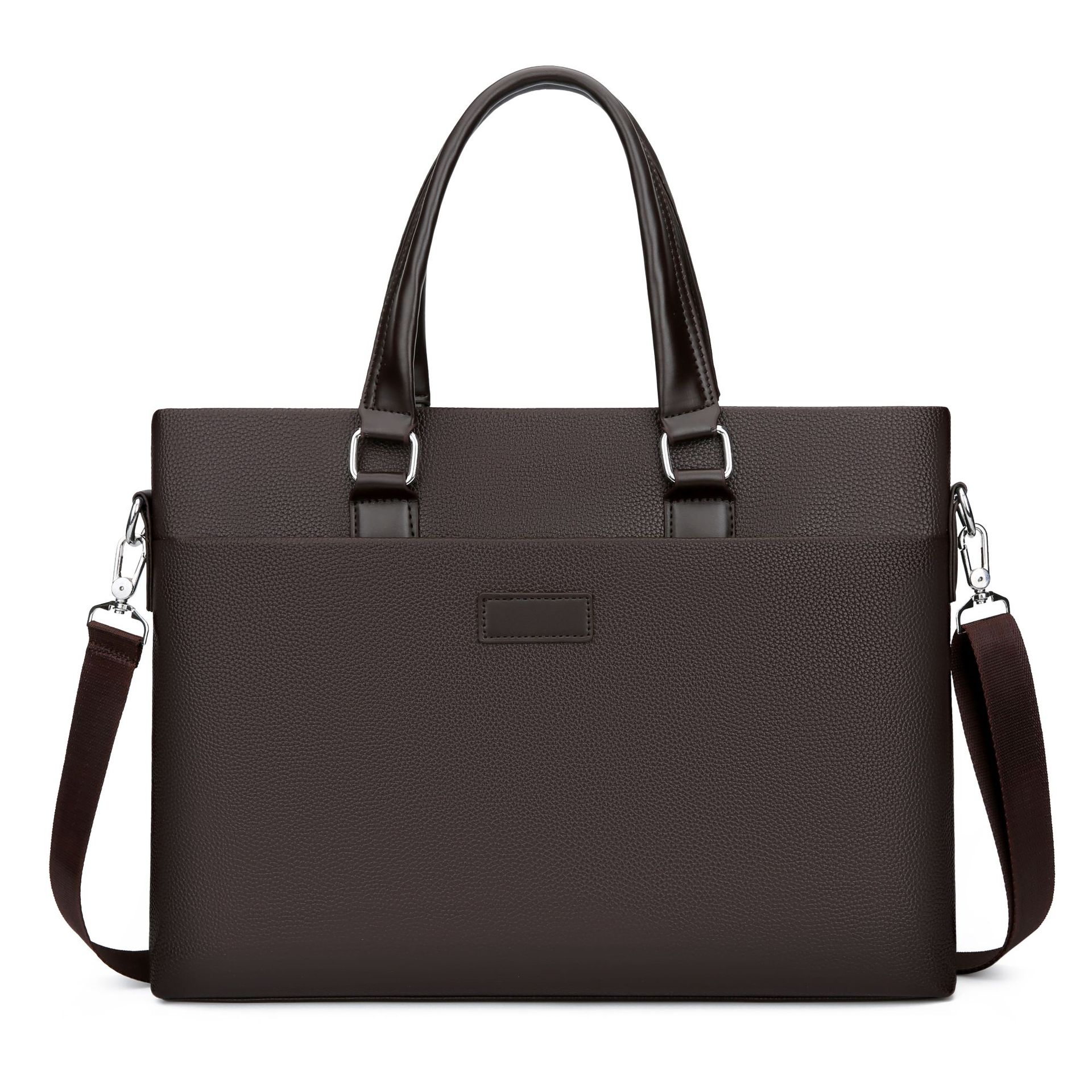 邦尼斯袋鼠公文包男士商务休闲手提包男款大容量牛津布办公文件包