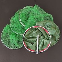 厂家批发现货简易鱼护涂胶双圈渔护包渔网兜不锈钢叉渔护垂钓用品
