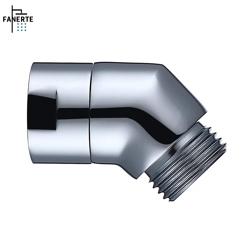 手持花洒铜弯头适配器 花洒头弯头适配器 (135 度) 花洒配件