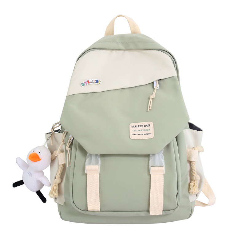 2022 Opening Season New School Bag Wholesale Korean Fashion Early High School Student Schoolbag Large Capacity Backpack