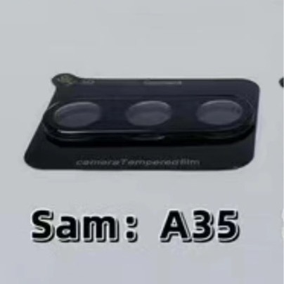 适用三星Samsung A55 丝印镜头膜三星 A35手机镜头高清玻璃保护膜