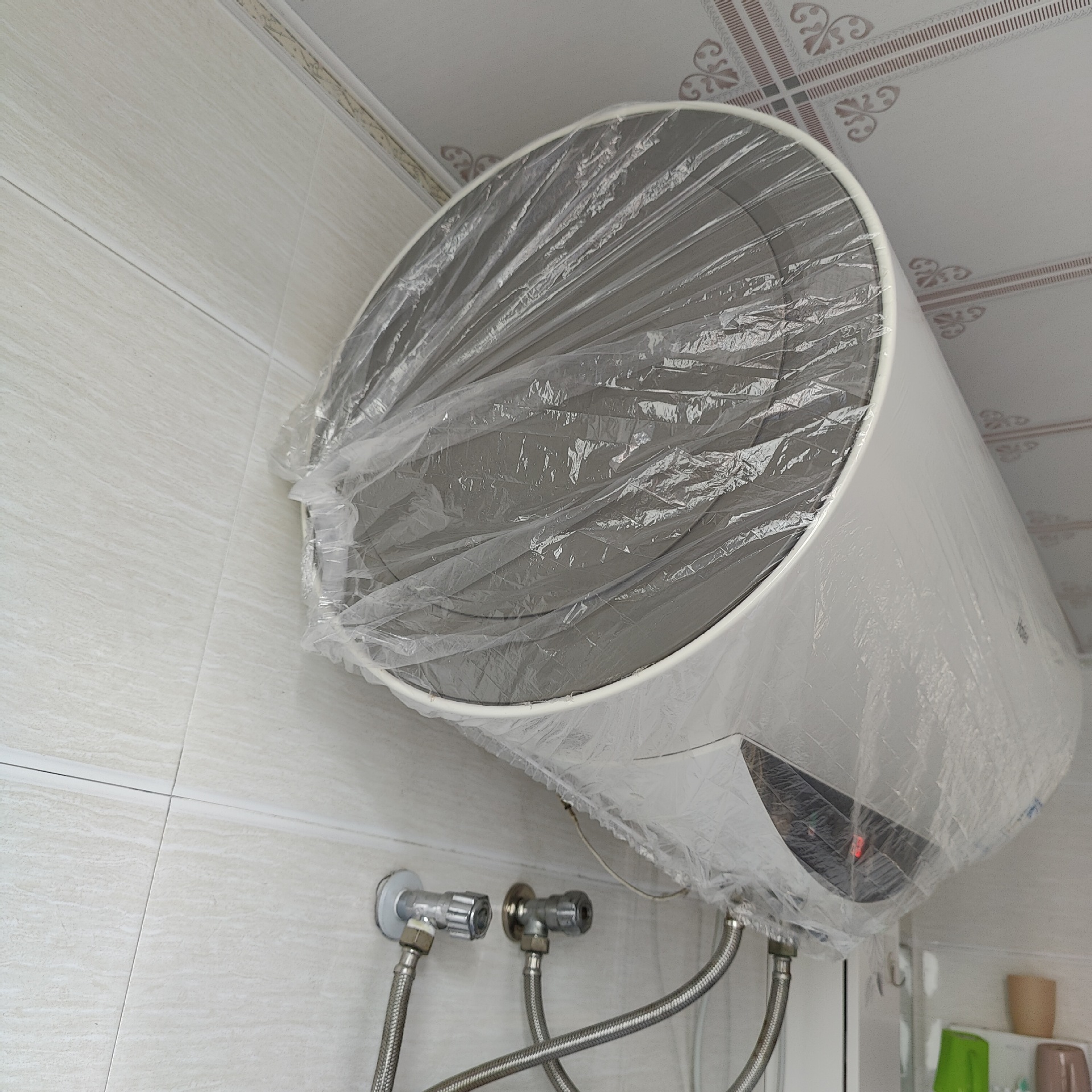 加大电热水器防尘罩套塑料透明加厚防水罩套全包家用电器保护罩子