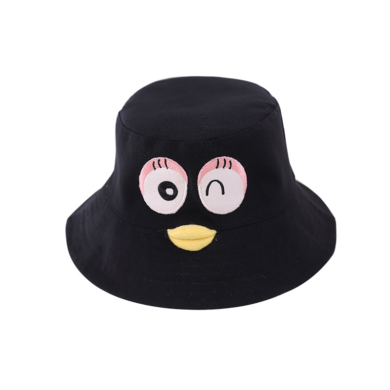 Children's Hat Spring Thin Big Brim Bucket Hat Baby Summer Outdoor Sun Protection Sun Hat Middle and Big Children Bucket Hat