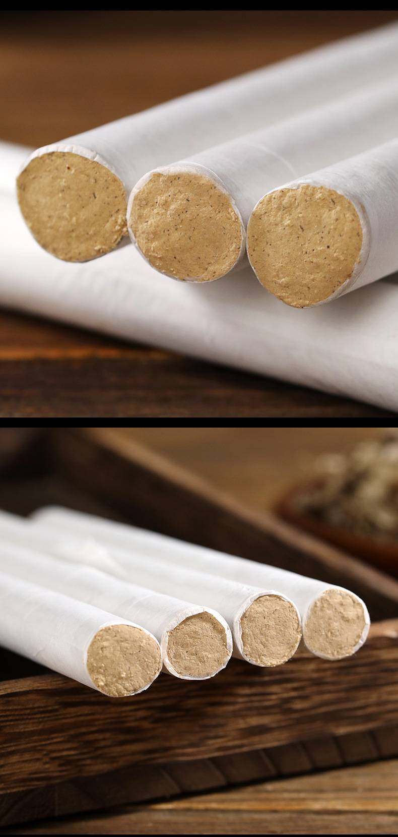 天然驱蚊艾条批发家用艾灸条室内驱蚊香薰盒装艾渣条艾条灭火帽