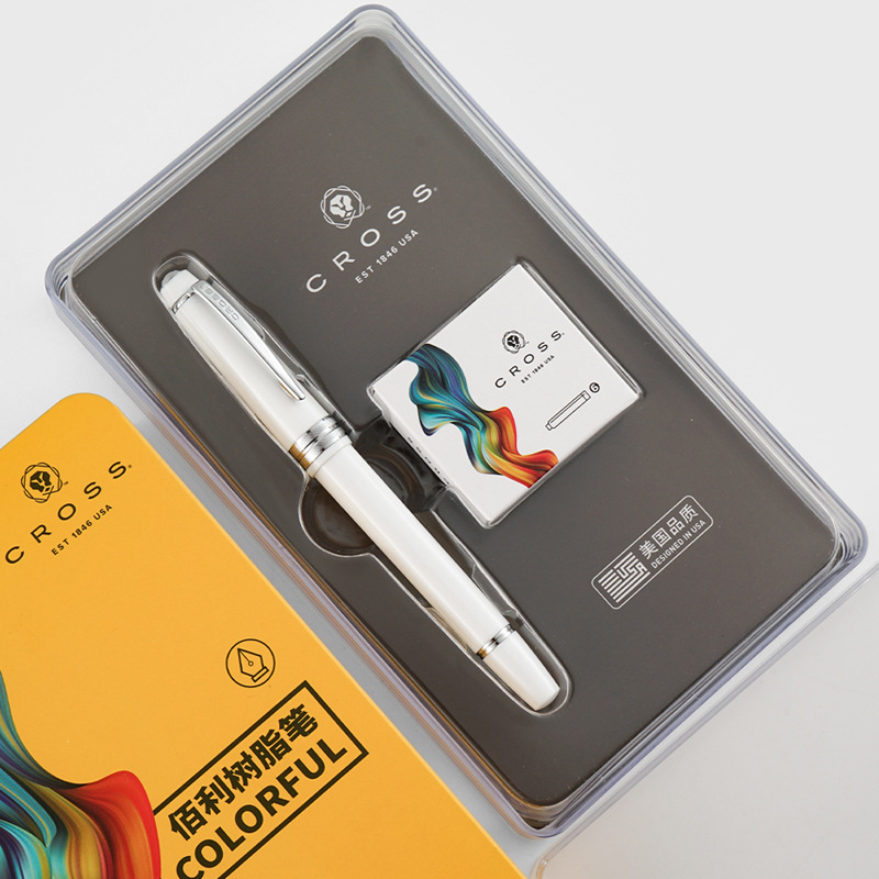 美国cross高仕佰利轻盈系列树脂钢笔nb503商务办公送礼刻字墨水笔