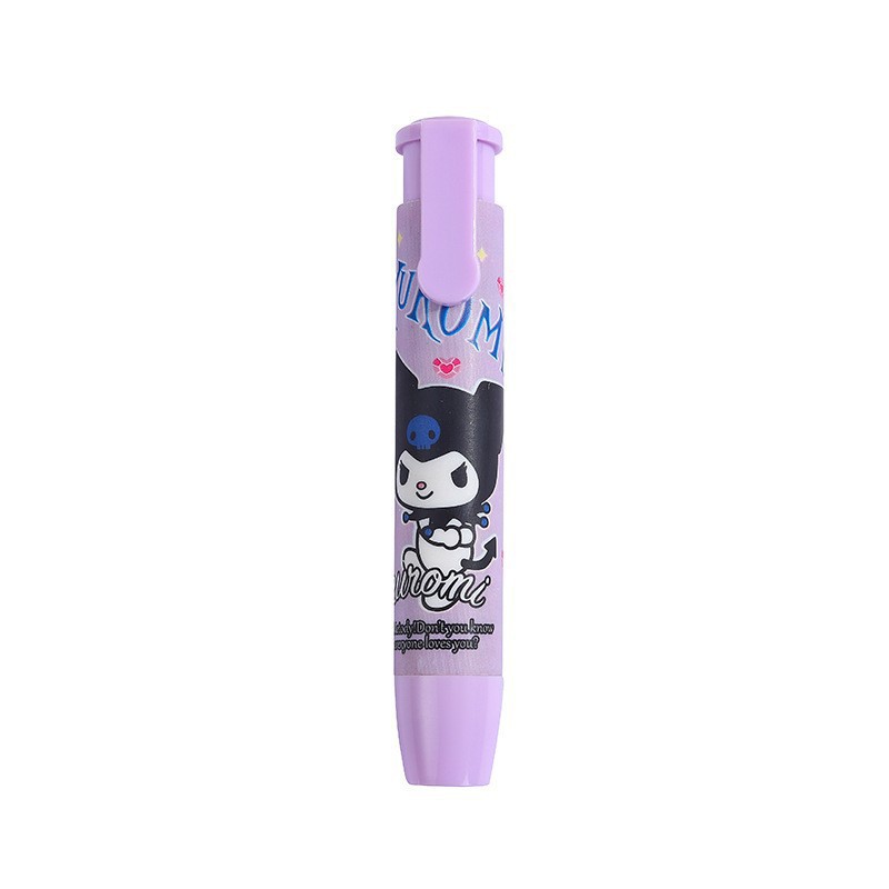 Sanrio Cartoon Push Type Eraser Only for Pupils Cute Creative Children Eraser Office Supplies Wholesale