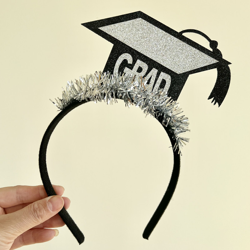 [Graduation Season] Mini Doctorial Hat Graduation Trencher Cap Headband/Hairpin Kindergarten Graduation Dress up Photo Props