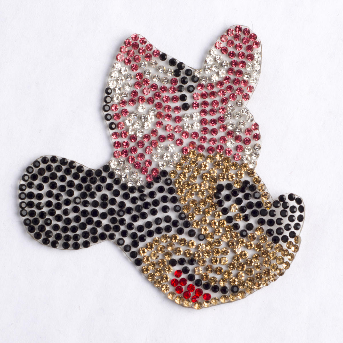 背胶水钻贴钻图 排钻单尖底水钻烫钻贴图 水钻辅料钻石装饰条烫图