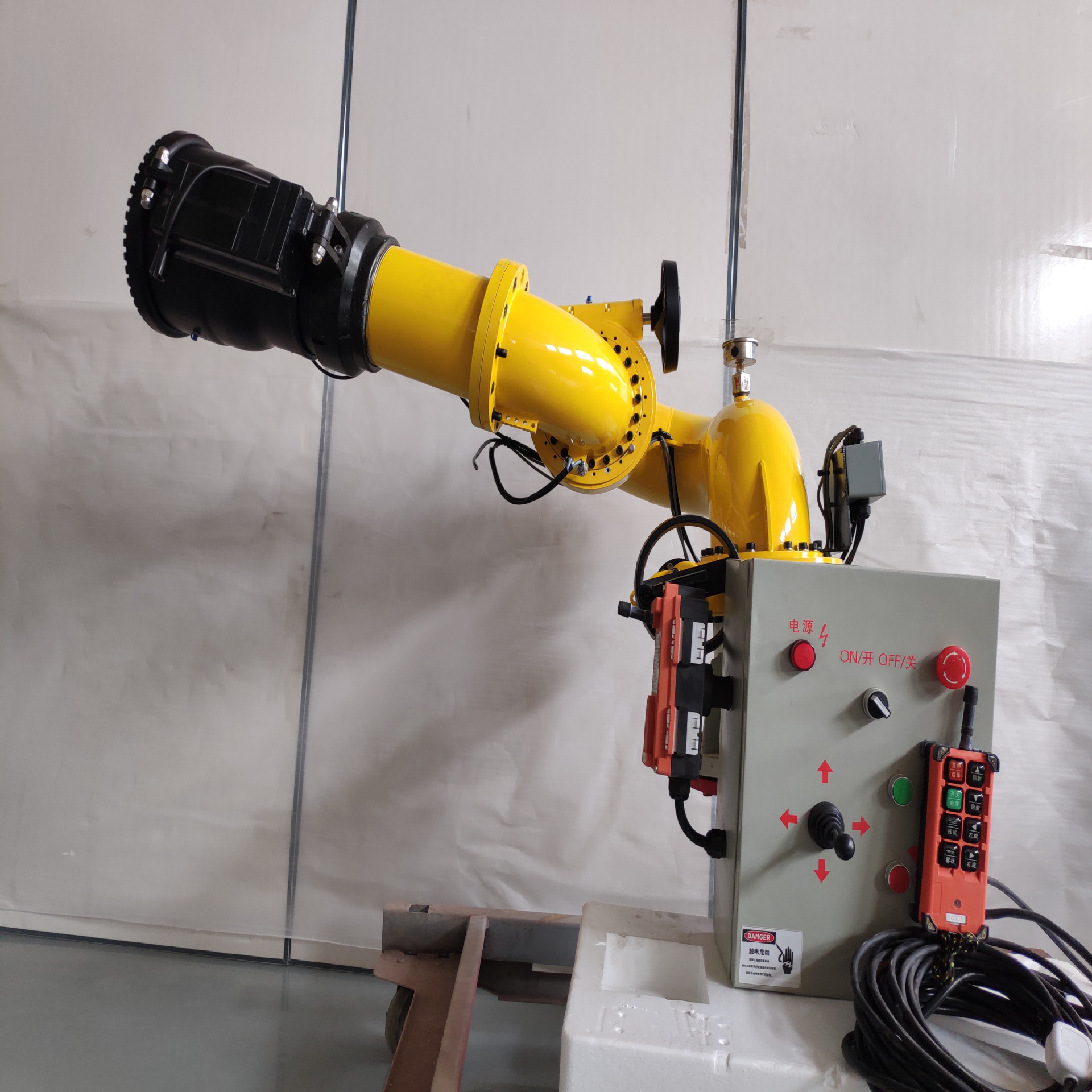 pskd200w消防电控炮大流量远程控制消防水炮遥控式消防炮