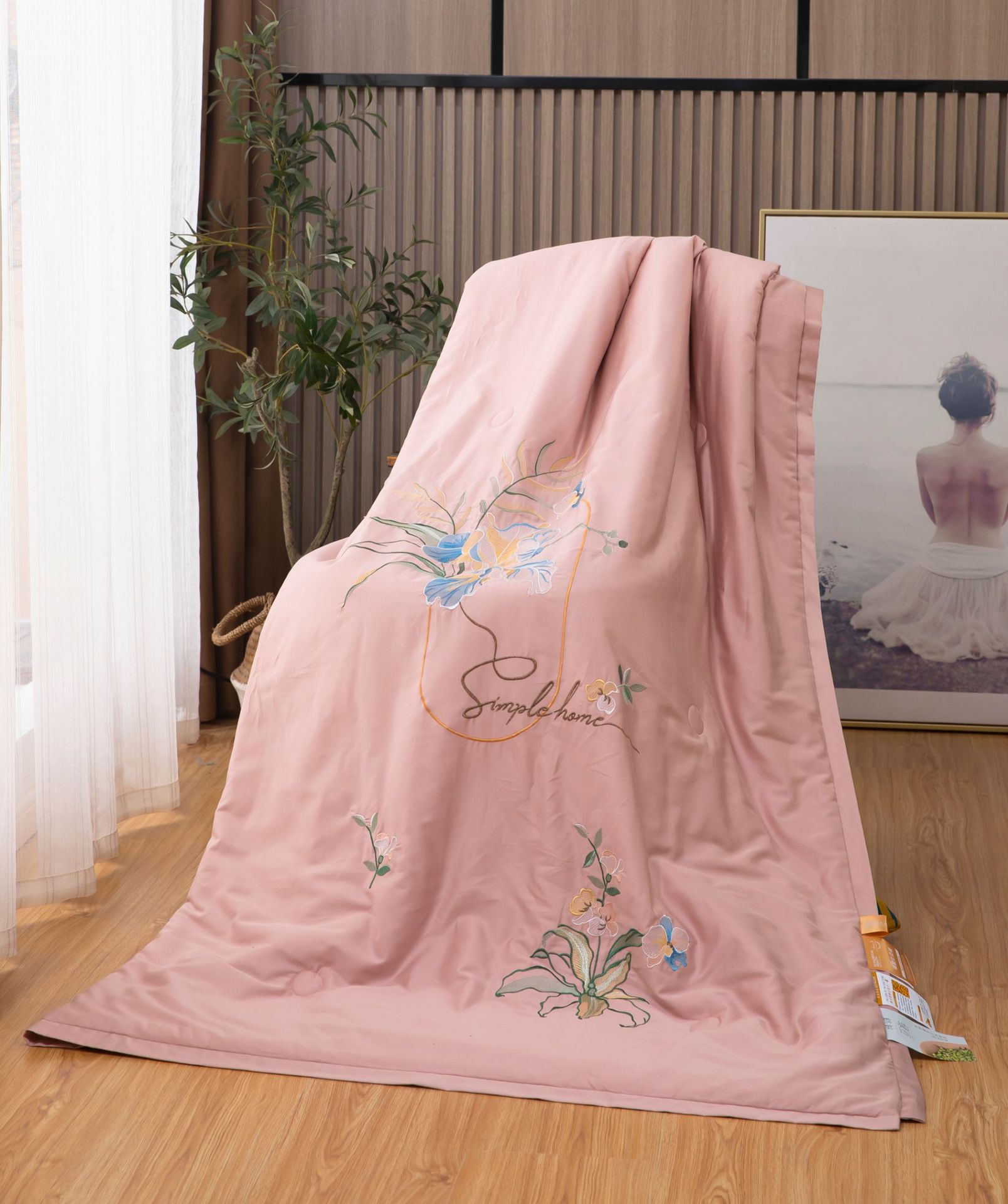 花边莫代尔冬被