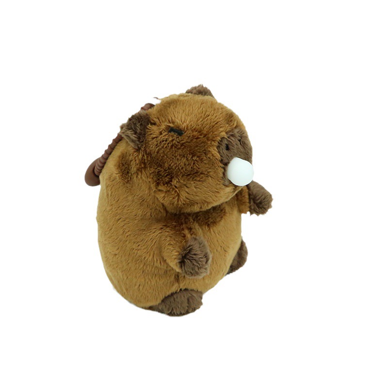 2023 Capybara Doll Baby Pendant Keychain Ankle Biter Doll Plush Toys Girl