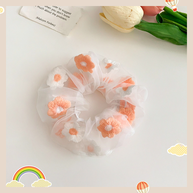 Korean Style Fruit Pork Intestine Hair Band Ins Headband Organza Cute Japanese Style Rubber Band Female Hair Ties/Hair Bands Hair Accessories