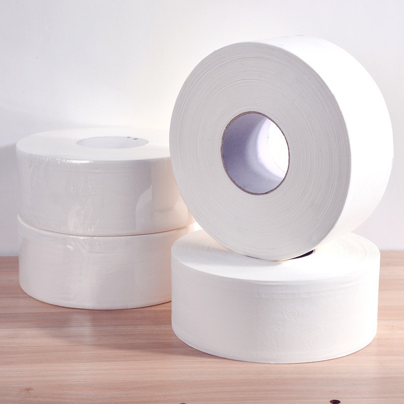 Factory Wholesale Thickened Paper Towels Big Roll Paper Hotel Large Toilet Paper Roll Roll Paper Toilet Paper Web Full Box