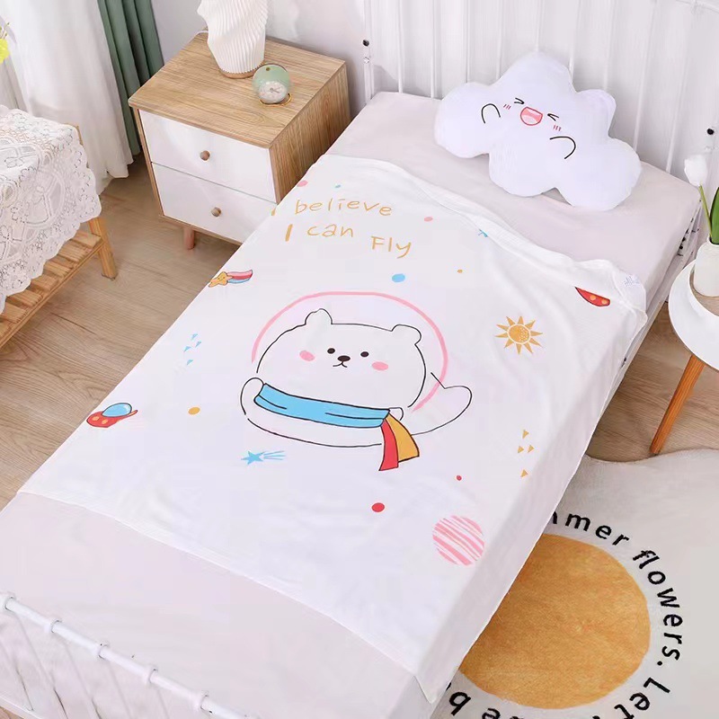 Bamboo Fiber Blanket Baby's Bath Towel Children's Summer Thin Baby Double Layer Airable Cover Newborn Swaddling Towel Wholesale