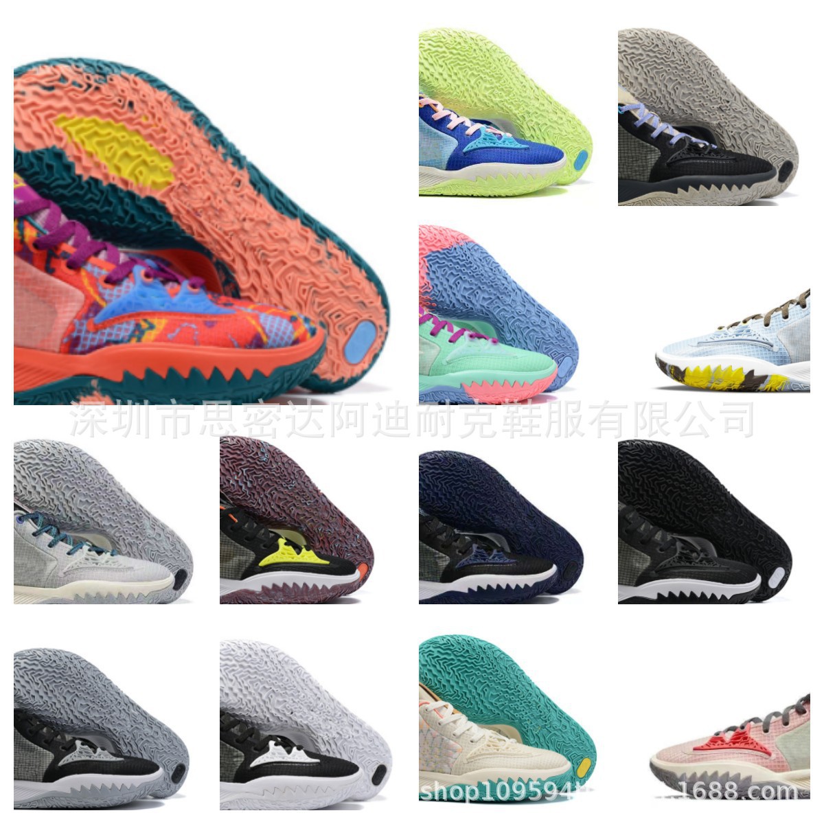 纯原欧文4代low德鲁大叔篮球鞋 kyrie 4气垫缓震防滑耐磨学生运动