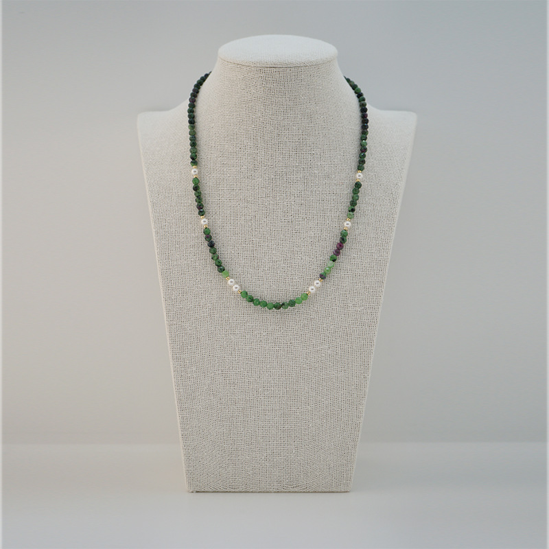 原创名族风红绿宝石项链送礼-阿里巴巴