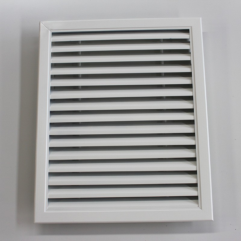 铝合金风口 防雨百叶窗 住宅办公楼防水百叶风口 外墙空调通风窗