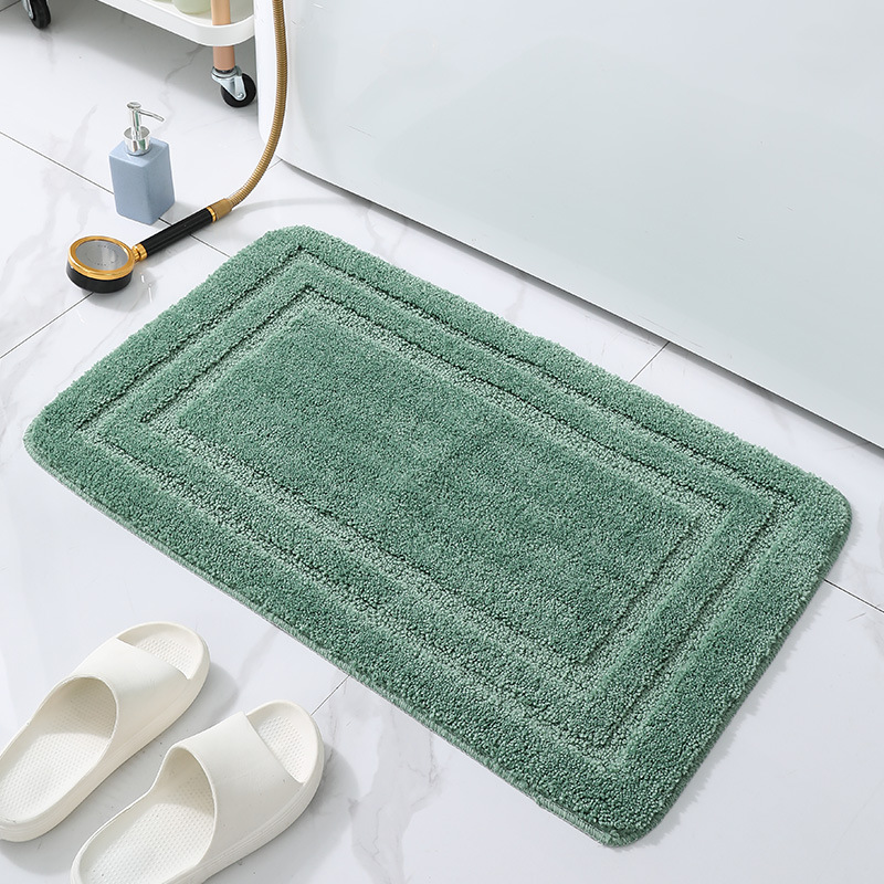 Thickened Microfiber New Absorbent Bathroom Bathroom Water-Absorbing Non-Slip Mat Kitchen Floor Mat Door Mat