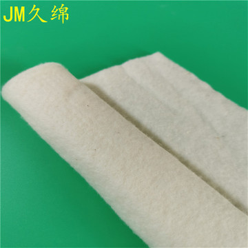 厚度2mm全棉针刺棉100g针刺棉花絮片紧实型棉花填充棉片