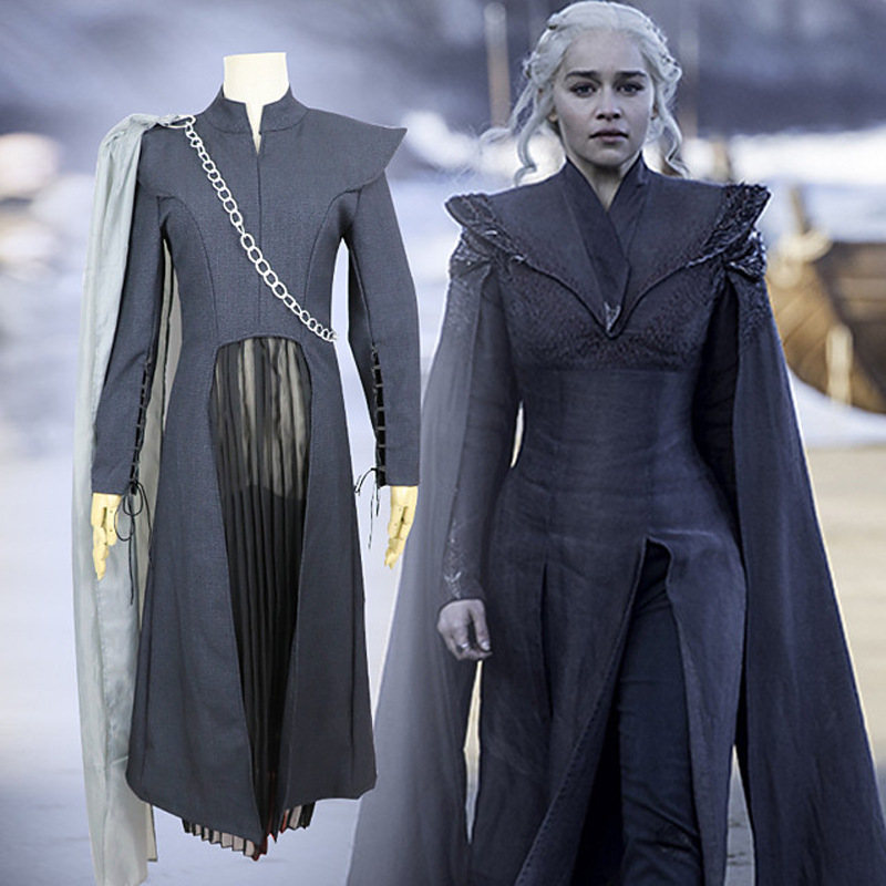 权力的游戏7cos冰与火之歌龙母丹妮莉丝·坦格利安cosplay服装