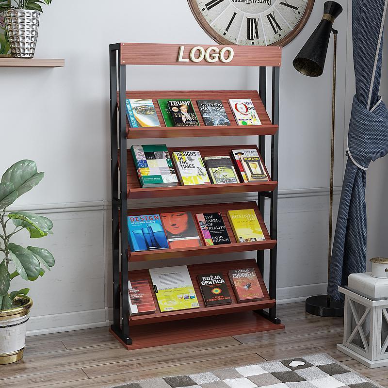 杂志架报刊架书报架宣传册资料图书绘本单页展示架落地置物收纳架