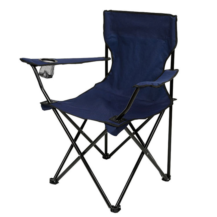 Wholesale Portable Backrest Chair Camping Outdoor Folding Chair Leisure Camping Fishing Chair with Armrest Beach Chair