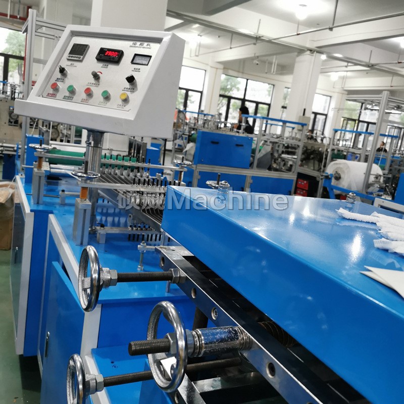 全自动高速无纺布一次性无纺布家用浴帽机条形圆帽设备淋浴帽机