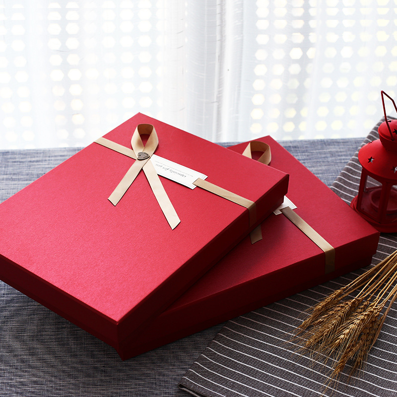礼物盒子男生款礼品盒钱包毛衣围巾衬衫包装盒送男友商务礼盒