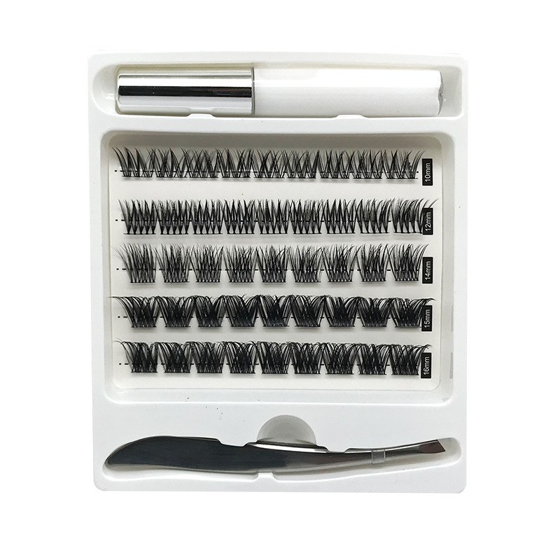 Foreign Trade Cross-Border Hot Segmented False Eyelashes Quality Assurance Multiple Options Long Curling Spot Eyelash