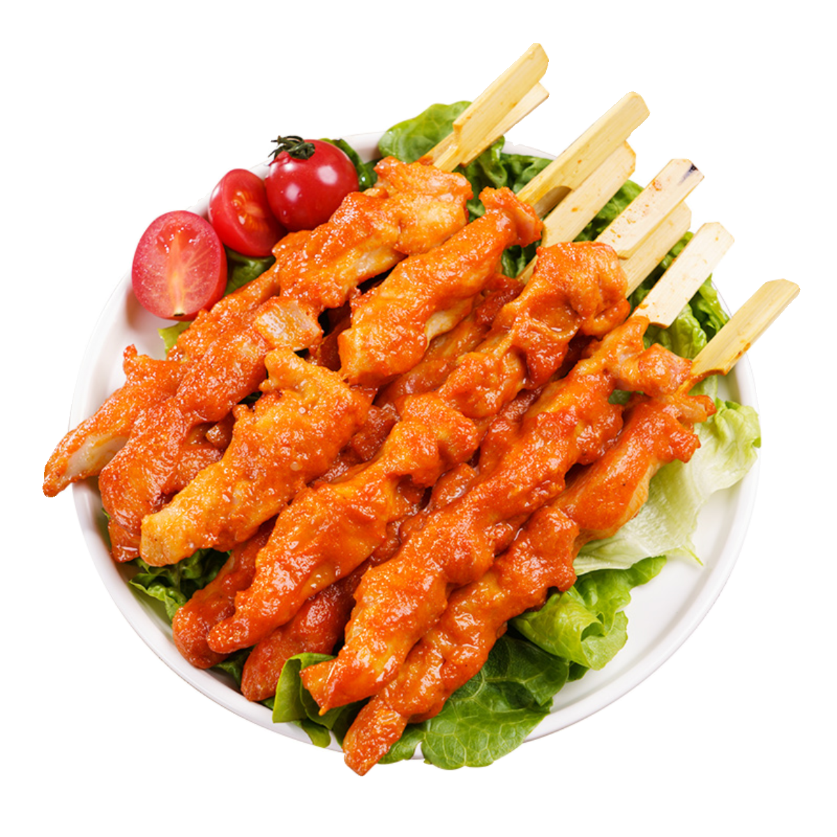 骨肉相连油炸小吃鸡柳炸串食材烧烤串冷冻半成品里脊肉大鸡块新鲜