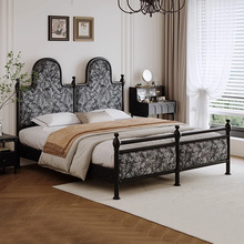 佛山 实木床恒沃双人主卧高端白蜡木美式中古风轻法式复古巴黎床