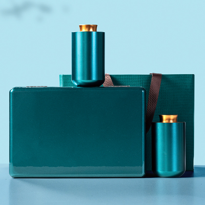 烤漆高档木盒金属茶叶罐礼盒通用红茶绿茶白茶普洱茶茶叶包装盒