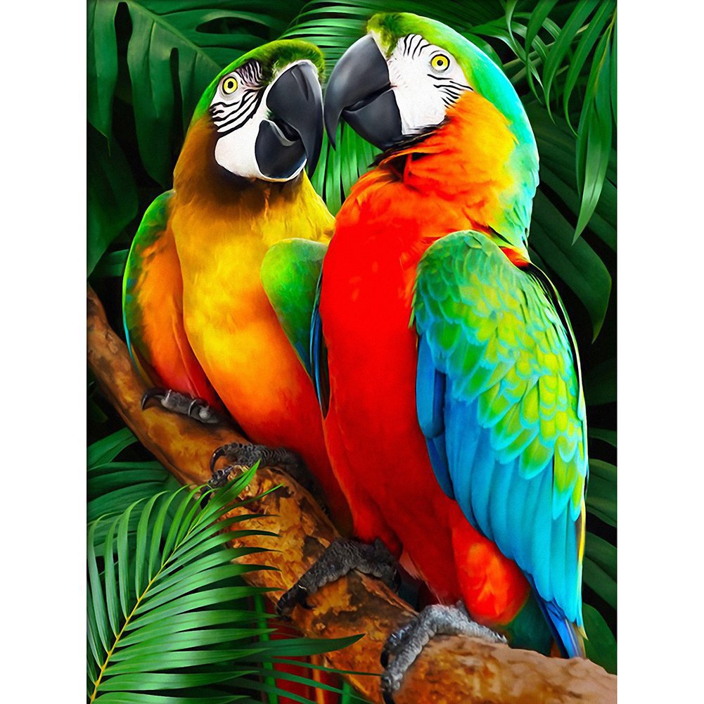 Diamond Painting Cartoon Animal Parrot Cross Embroidery Kits