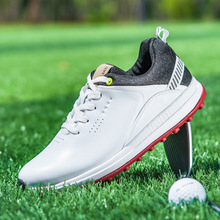 高尔夫球鞋男士大码40-47户外高尔夫运动鞋黑色白色经典高尔夫鞋