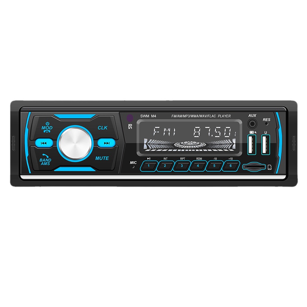 New Dual USB Automotive MP3 Player Bluetooth Calling U Disk Play with Plug-in Card Car DAB Digital Radio