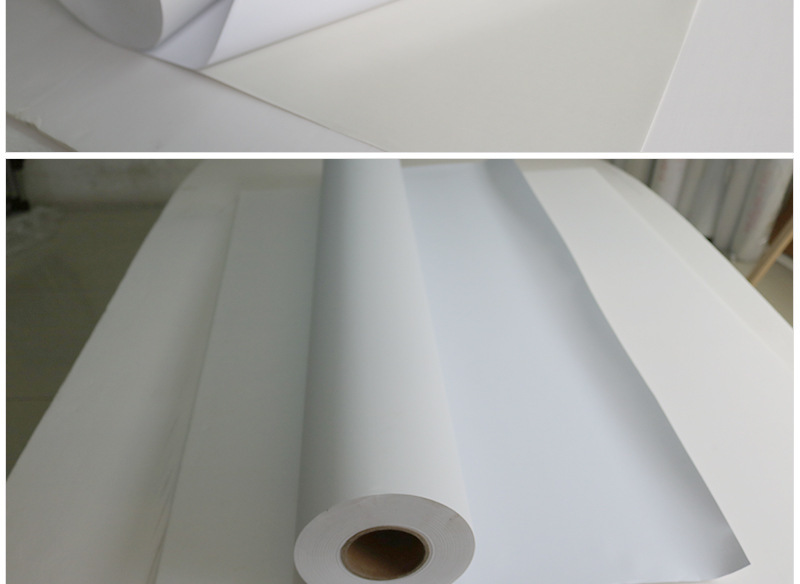 背胶油画布弱溶剂 自粘墙布 背胶防水墙布 装饰物料油画布