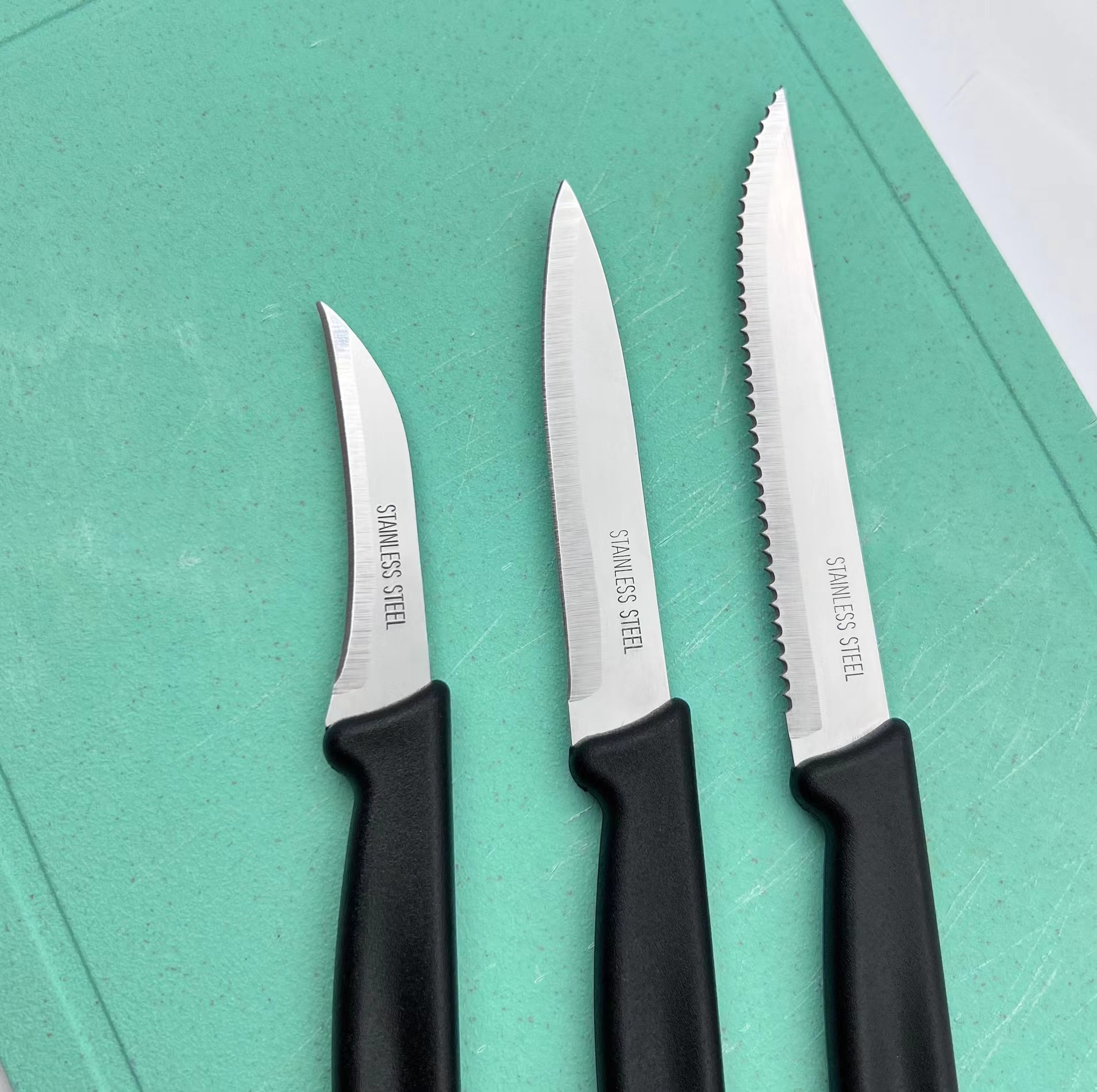 Factory in Stock Supply Stainless Steel Set Knife Fruit Knife Steak Knife Fruit Knife Peeler Saw Knife