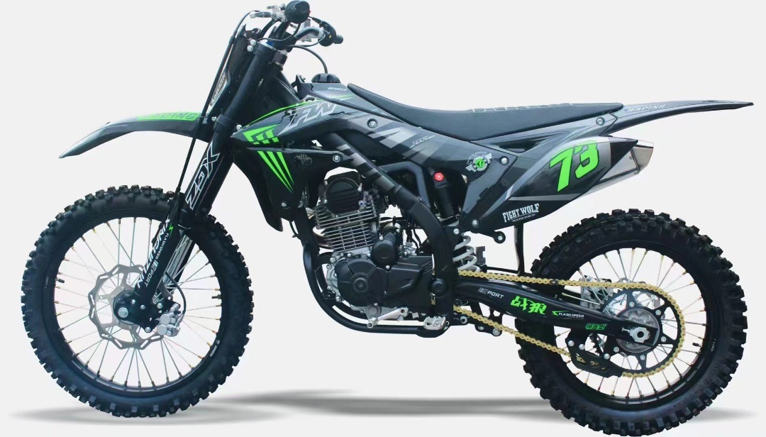 越野摩托车高赛 新贵尊战狼领先型 国产越野赛车250cc带平衡轴