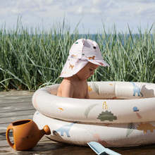 夏季儿童充气游泳池PVC 户外宝宝戏水洗澡池便携折叠幼儿海洋球池